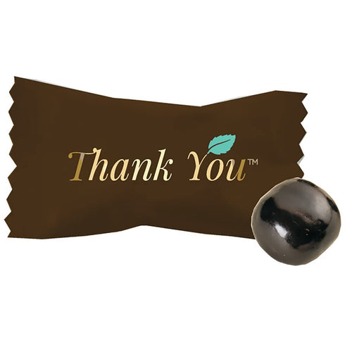 The Dreidel Company Thank You Chocolate Covered Buttermints, Mint Candies, After Dinner