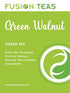 Green Walnut Green Tea with Pineapple, Coconut, Almonds & Maple - Gourmet Loose Leaf Sencha Tea, 4 Oz. Pouch