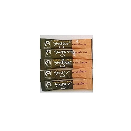 Lichfields 250 Demerara Sugar Individual Stick Sachets by