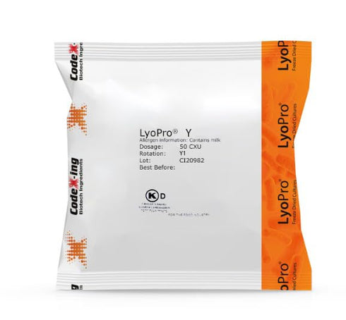Generic LyoPro 'Y' Yogurt Culture 50 CXU Packet with free recipe