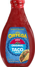 16 Ortega Original Taco Sauce, Hot, Ounce
