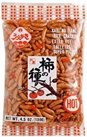 Uegaki Kaki No Tane Hot, 4.5oz/130g, 2 Pack