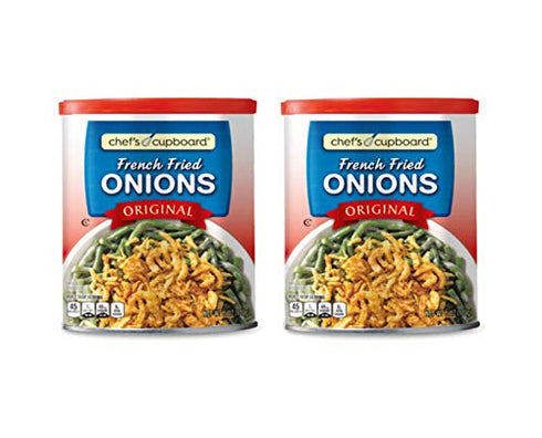 Chef's Cupboard French Fried Onions Toppings for Salads, Burgers, Casseroles - 2