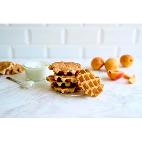 8 Packed 1.94 Avieta Belgian Pearl Sugar Waffles, Individually Ounce W/GreenZep Sticker