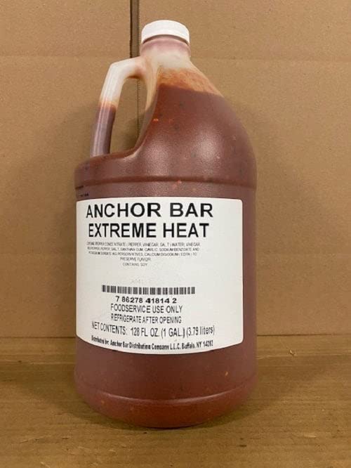 FRANK AND TERESSA'S ORIGINAL ANCHOR BAR BUFFALO WING SAUCE Frank & Teressa's Anchor Bar Wing Sauce-Suicide Gallon