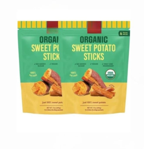 Generic Snack Organic Sweet Potato Sticks 17 Oz (6 count 2 Pack) each