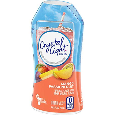 1.62 oz Crystal Light Sugar Free Mango Passion Fruit Liquid Drink Mix, Caffeine Free, fl Bottle