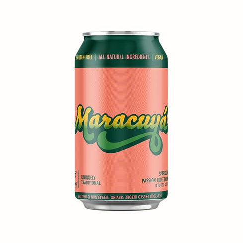 Frescos Naturales 12-Pack, Agua Fresca Sparkling Latin American Beverages, Maracuya - Sparkling Passion Fruit Flavor