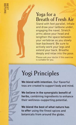16 Count, Packaging Yogi Tea, Breathe Deep, May Vary