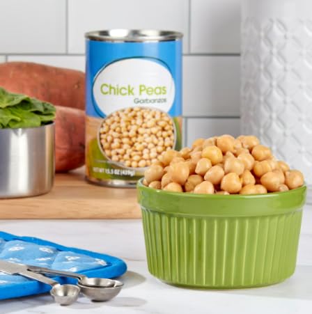 Generic 15.5 oz, Hummus, Garbanzos Chick Peas, High Protein & Fiber, Perfect for Salads & Cooking, Budget-Friendly