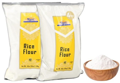 64oz (4lbs) 1.81kg Rani Rice (White) Flour Bulk ~ All Natural | Gluten Friendly | Vegan | NON-GMO | Kosher | Indian