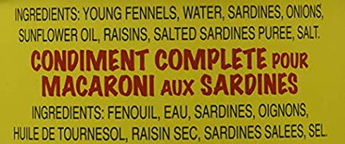Cuoco Seasoning for Macoroni, Pasta con Sarde, 14.5 oz (Pack of 2) - Cuoco Condimento per Pasta con Sarde
