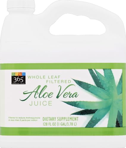 365 128 Oz by Whole Foods Market, Organic Whole Leaf Aloe Vera Juice, Fl