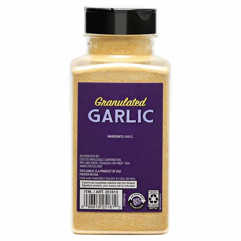 KIRKLAND 18 oz Signature California granulated garlic