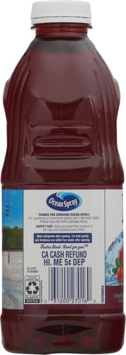 64 Oz (Pack 5) Ocean Spray Diet Cran-Pomegranate Cranberry Pomegranate Juice Drink, Fl Bottle