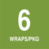 (Four-Pack) Pack Apple Kale & Mango Chipotle Sandwich Wraps Variety of Plant-Based, Gluten-Free, Low-Carb Wraps Vegan