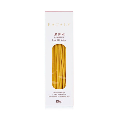 Pack Linguine,1- 1- 1- -8.8 oz. Eataly Flavored Pasta Bundle with Squid Ink, with Truffle, with Lemon & Pepper, Pasta