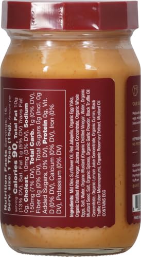 8 (Pack 2) TRUFF Black Truffle Infused Spicy Mayonnaise, FL