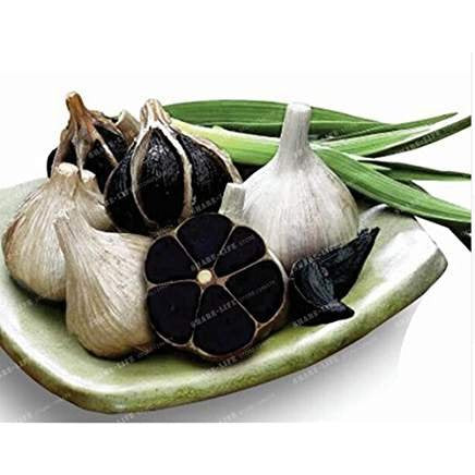 Black Garlic North America Bulbs (12 Oz 120 Black Garlic "Organic American" Whole bag) Aged and Fermented Days.