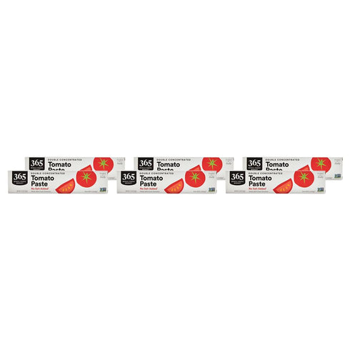365 By Whole Foods Market, Tomato Paste Double Concentrated, 5 Ounce (Pack