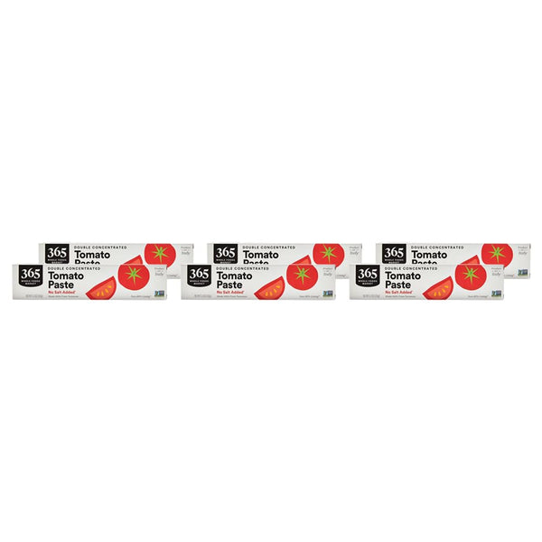 365 By Whole Foods Market, Tomato Paste Double Concentrated, 5 Ounce (Pack