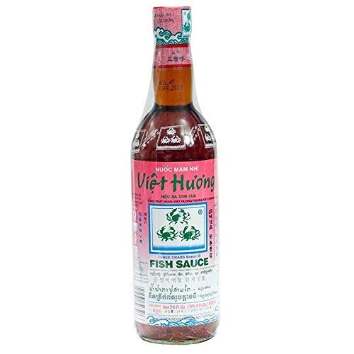 THREE CRABS BRAND Fish Sauce, 24-Ounce Bottle