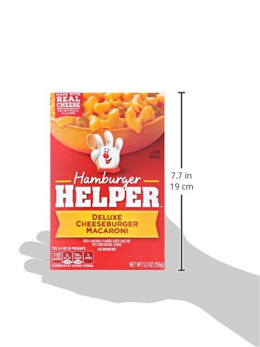Hamburger Helper Pasta Deluxe Cheeseburger Macaroni, 5.5 Ounces