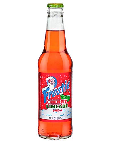 12 4) Frostie Soda ounce Glass Bottles (Cherry Limeade