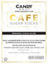 18 (Pack 2) Candy Envy - Gold Caf Sugar Sticks Mini Rock Candy - Individually Wrapped Gold Treats - Original Sugar