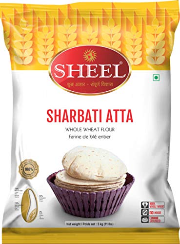 Sheel Sharbati Atta/Whole Wheat Flour - 11 Lbs