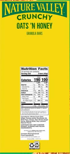 Nature Valley Oats & Honey Granola Snack Bars