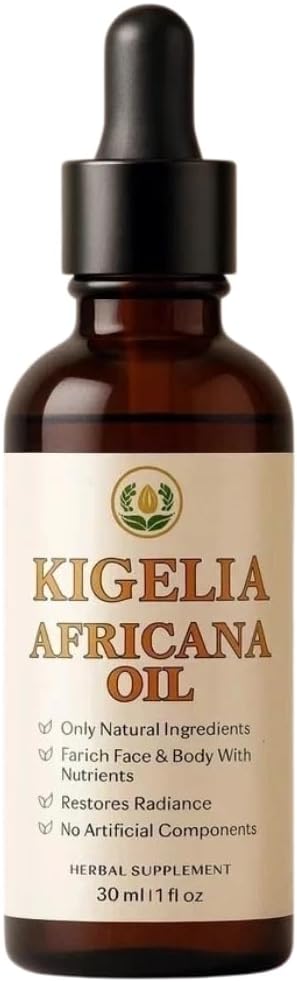 Generic Kigelia Africana Dry Fruit Tincture, Pure Herbal Extract Massage Oil, All Natural
