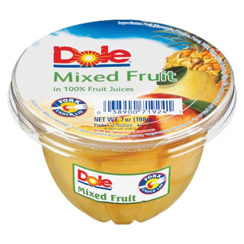 7-Ounce (Pack 12) Dole Mixed Fruit in Light Syrup, Cups