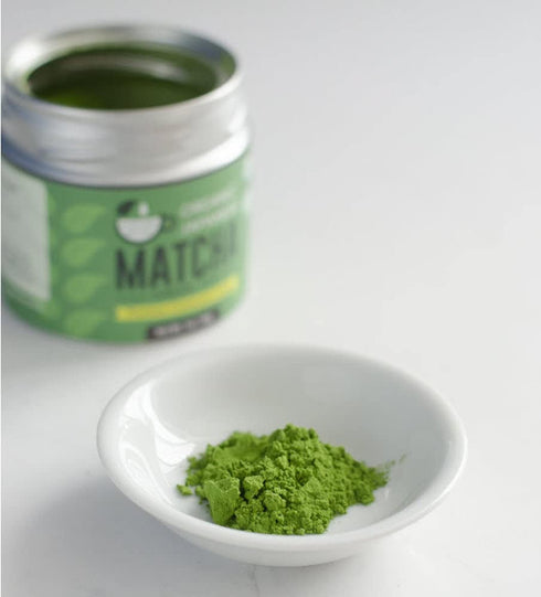 Kyoto Dew Matcha, Organic Premium Ceremonial Grade Japanese Matcha Green Tea Powder, 30g (1oz) Tin