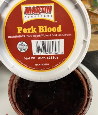 Generic 10oz 235g PACK 2 Martin Purefoods Pork Blood Thawed/Nt weight