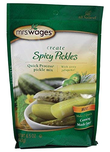 Spicy Pickling Mix, Hot 6.5oz by Mrs. Wages