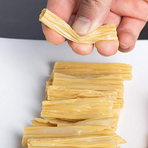 ZAYEMAIBUHAO 17.61 oz Dried Beancurd Sticks, Asian Tofu Yuba, Good Source Of Protein, Non-GMO, Vegan, Great Gourmet