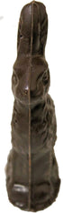 5.5 Langs Chocolates Dark Chocolate Hollow Easter Bunny Tall Kosher Gluten-Free Dairy-Free Gourmet Chocolate Bunny