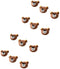 O'Creme Brown Bear Royal Icing Sugar Topper - for Cake Decorating -