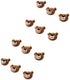 O'Creme Brown Bear Royal Icing Sugar Topper - for Cake Decorating -