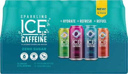 Pack,Flavored Antioxidants,16 oz,(Citrus Citrus),(Pack 24) Sparkling Ice Caffeine Variety Sparkling Water,Zero