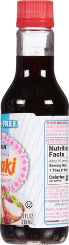 10 pack Kikkoman Gluten Free Teriyaki Sauce, Ounce, one