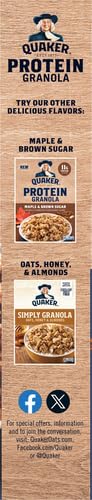 18 Oz (Pack 2) Quaker Chocolate Protein Granola