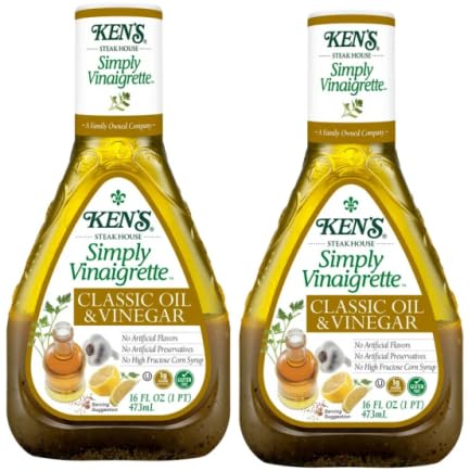 Generic Pack Of 2 Simply Vinaigrette Classic Oil & Vinegar Salad Dressing, 16