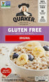 10 Packets Quaker Instant Oatmeal, Gluten Free Original, Breakfast Cereal