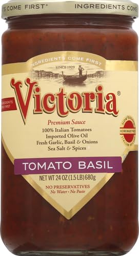 Victoria Tomato Basil Sauce, 24 Ounce