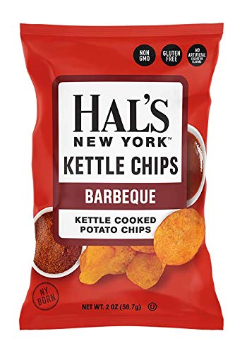 Hal's New York Pack, 10 2 Oz (Pack 30) Kettle Cooked Potato Chips, Variety Flavors