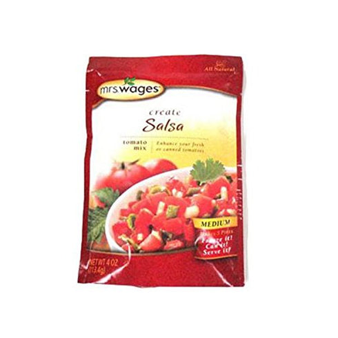 Mrs. Wages Salsa Mix Medium Salsa, 4oz (2 Pack)