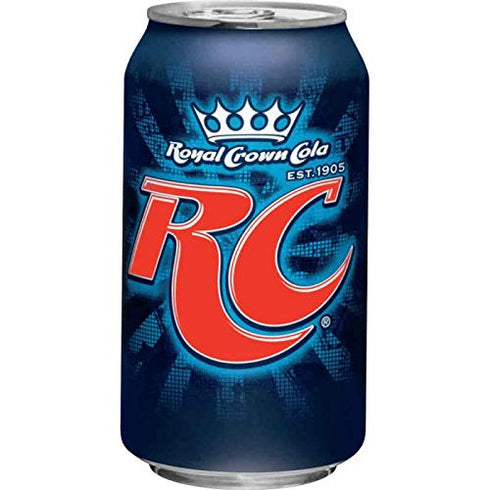 12oz (Pack 15, 180 Oz) RC Cola, Royal Crown Cola Soda, Can of Total of Fl