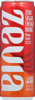 12 Oz (Pack 2) Zevia, Drink Energy Mango Ginger, Fl